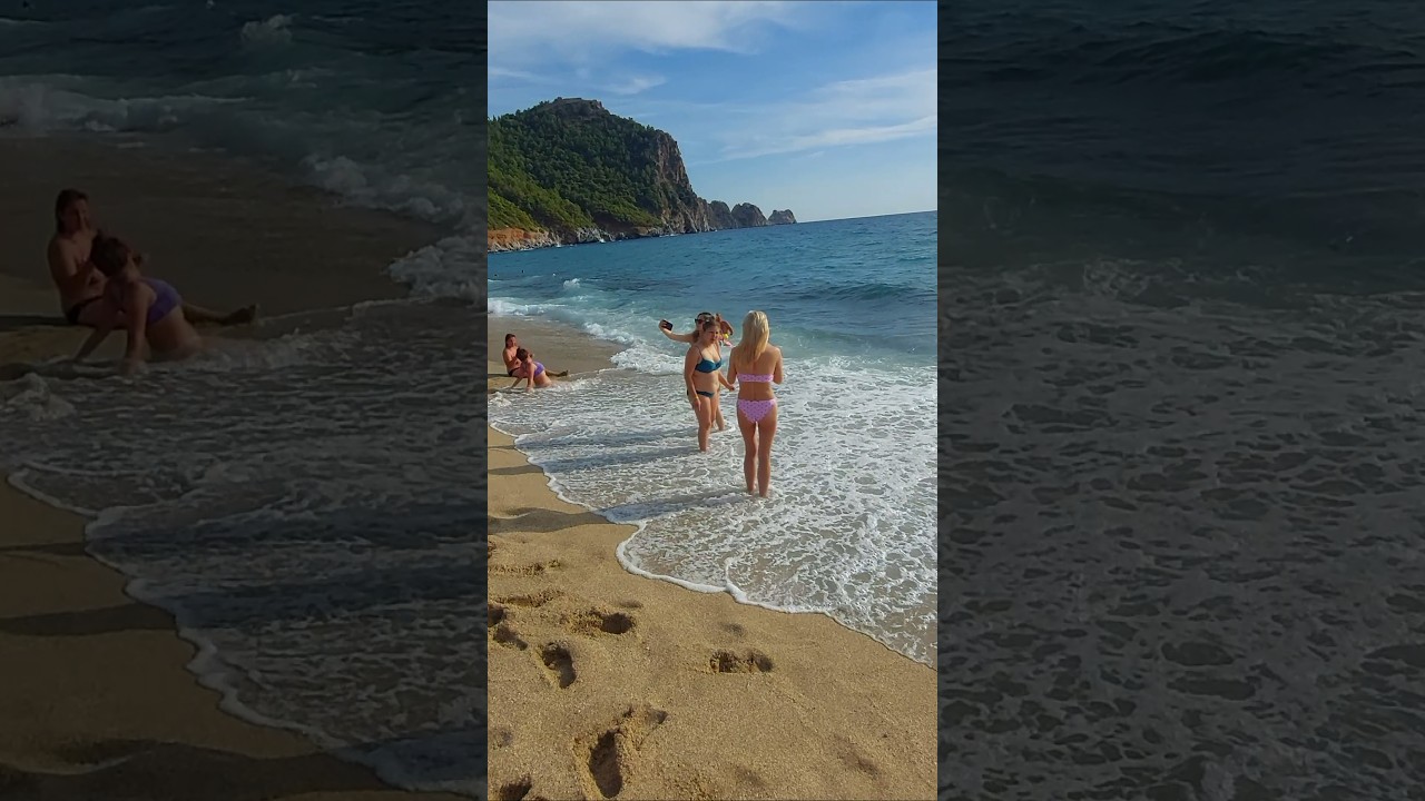 Turkey Alanya Cleopatra beach 🌞🇹🇷⛱️