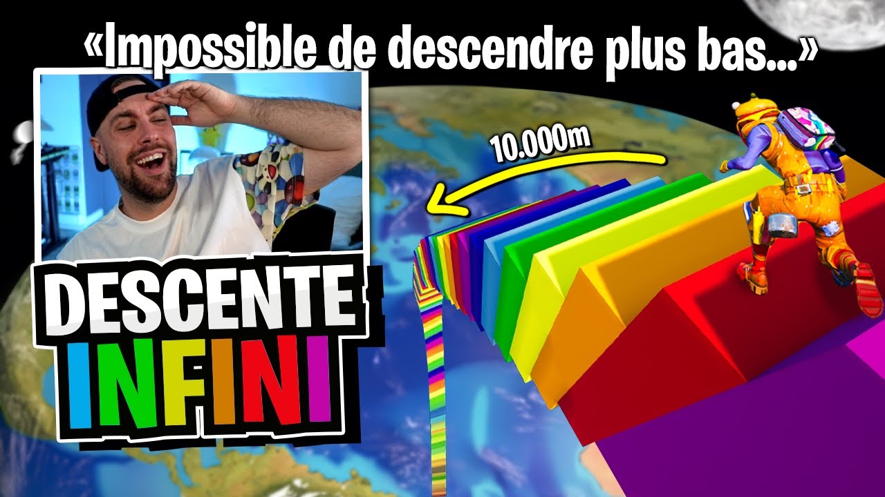 Je descends un escalier de 10 000m avec des marches de plus en plus basses...  (c'est mega dur)