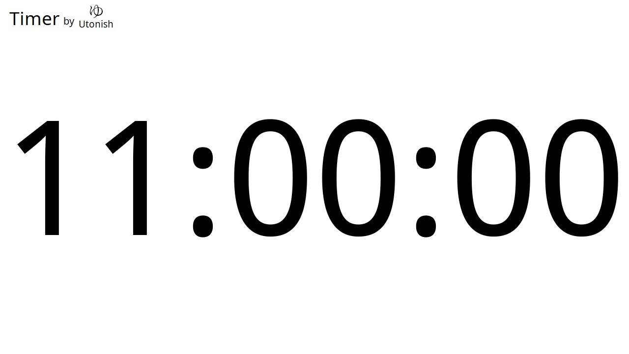 11 Hour Countdown Timer