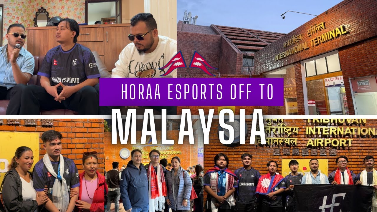 HORAA ESPORTS off to Malaysia🇳🇵 | WILL THEY QUALIFY FOR FINALS? @cr7horaaYT @SkyyPUBGM