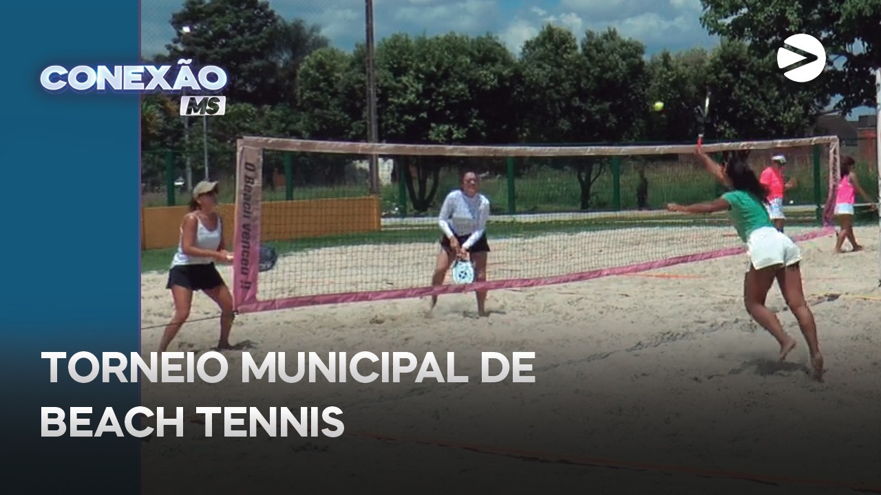 Primeiro Torneio Municipal de Beach Tennis reúne quase 100 atletas em Sidrolândia