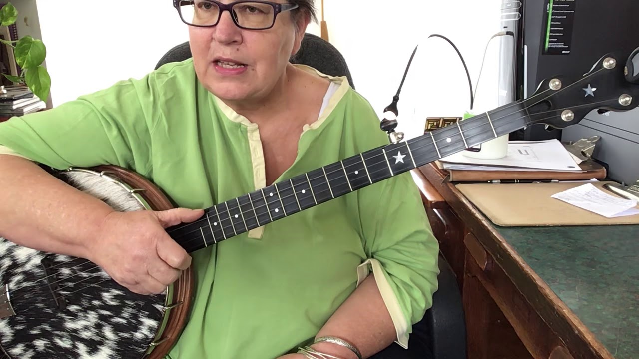Clawhammer banjo drop thumb tutorial