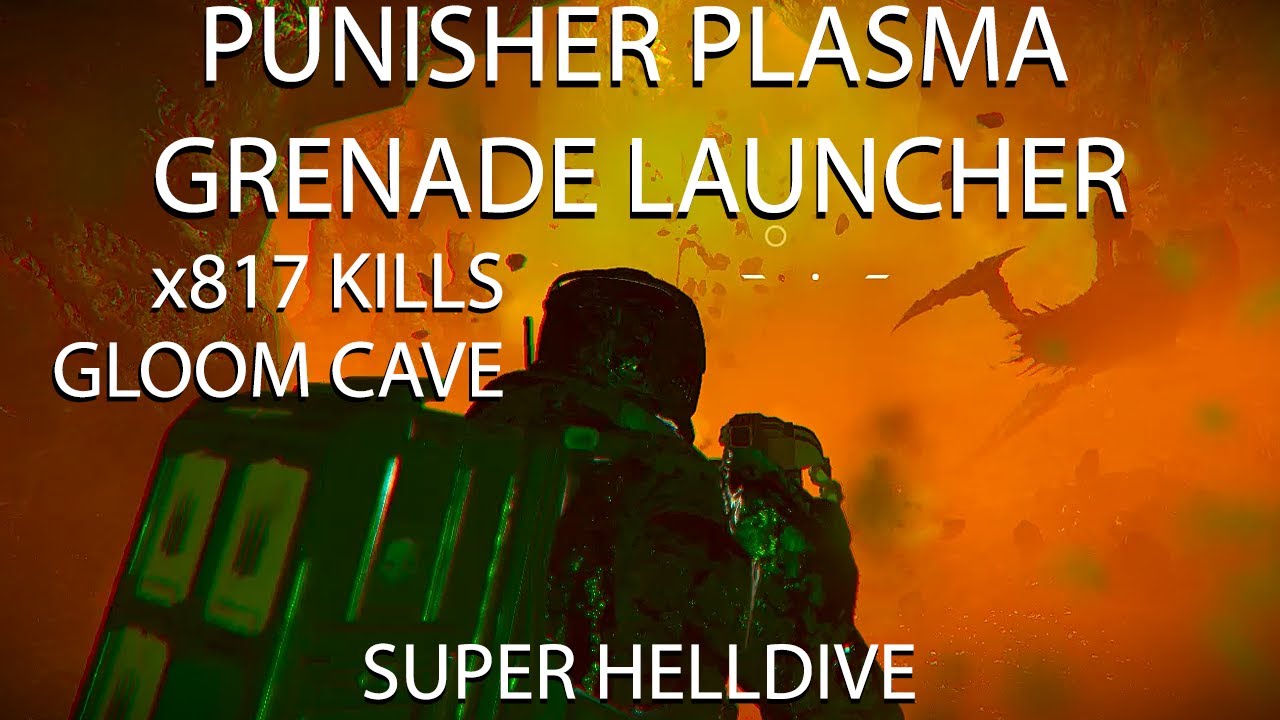 Helldivers 2 - Punisher Plasma & Grenade Launcher Build - Gloom Caves - Super Helldive - No Death