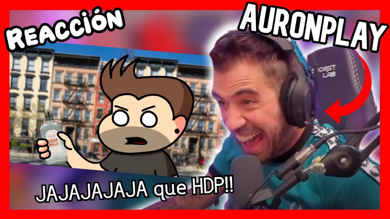 AURON REACCIONA a la ANIMACION de LUISITO 😱 (Y dice que me quiere💞)