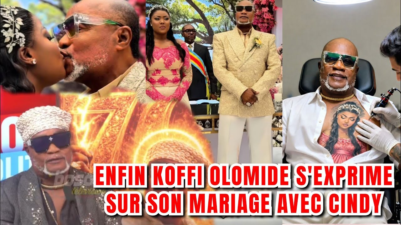 ENFIN KOFFI OLOMIDE S'EXPRIME SUR SON MARIAGE AVEC CINDY LE COEUR: C'EST UN RENOUVELLEMENT DES VOEUX