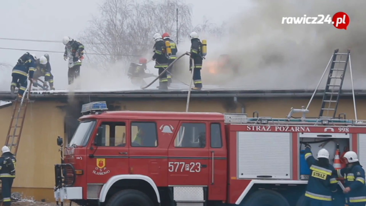Pożar w Jutrosinie