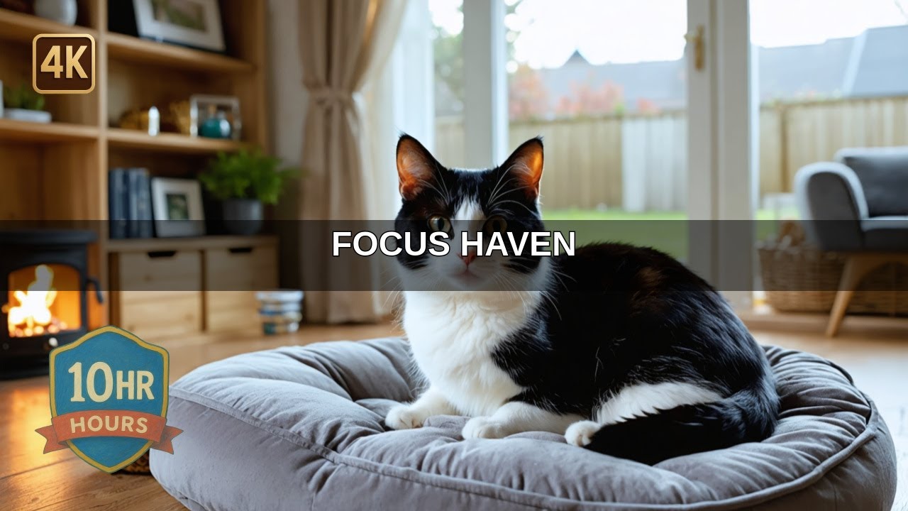 Relaxing Cat Home Sanctuary | Lofi & Ambient Mix Music | Perfect Ambient Sleep Music
