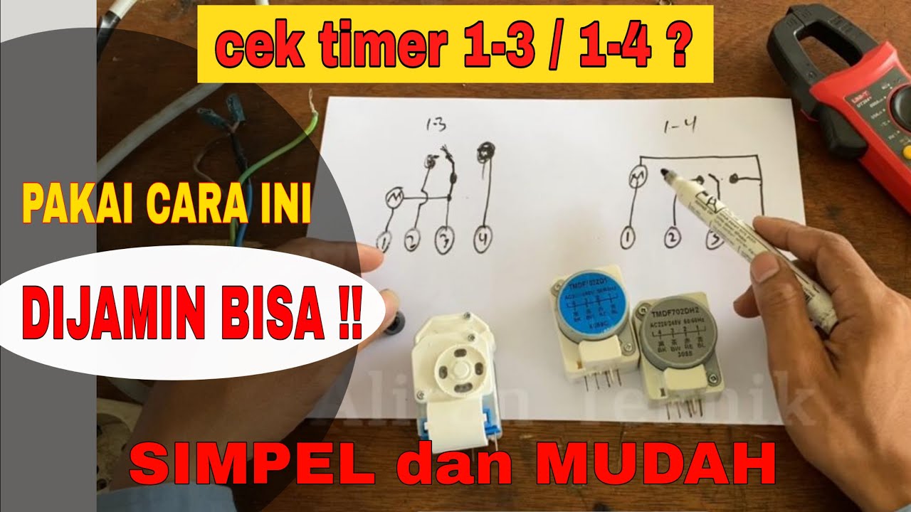 CARA MEMBEDAKAN TIMER KULKAS, 1-3 atau 1-4 II Cukup 2 langkah