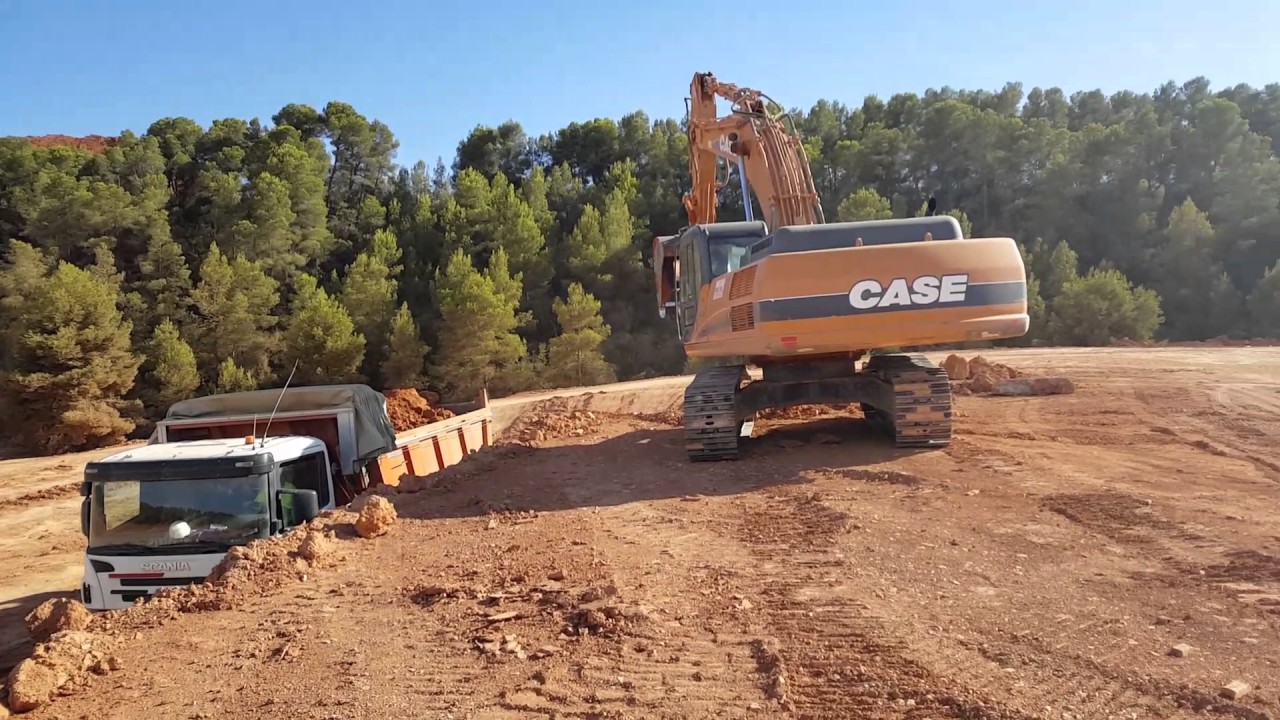Case cx 350, scania 6x6 380 cv