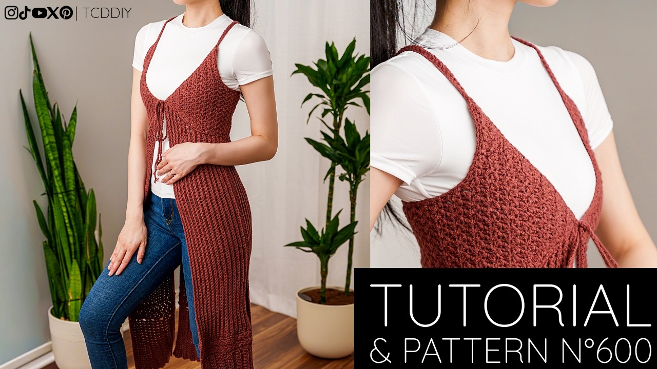 How to Crochet a Front Tie Duster Cardigan | Pattern & Tutorial DIY