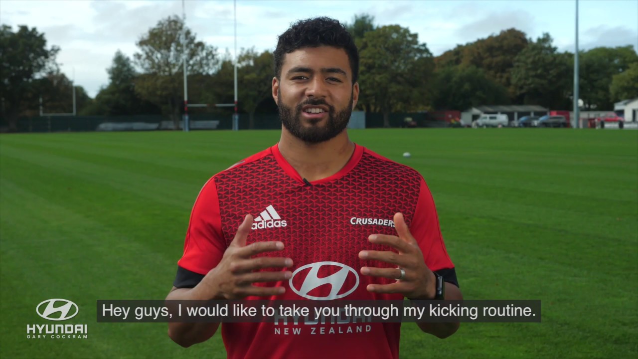 Rugby “Kicking” tutorial with Richie Mo’unga | Gary Cockram Hyundai