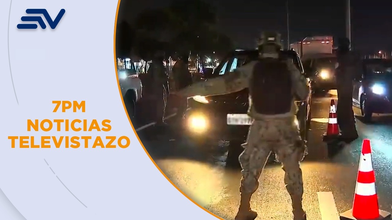 Fuerzas Armadas intervienen en la vía Perimetral de Guayaquil previo al toque de queda | Televistazo