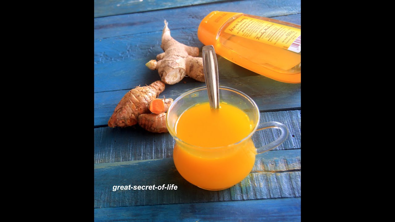turmeric tea - Refreshing immune boosting tea with fresh turmeric