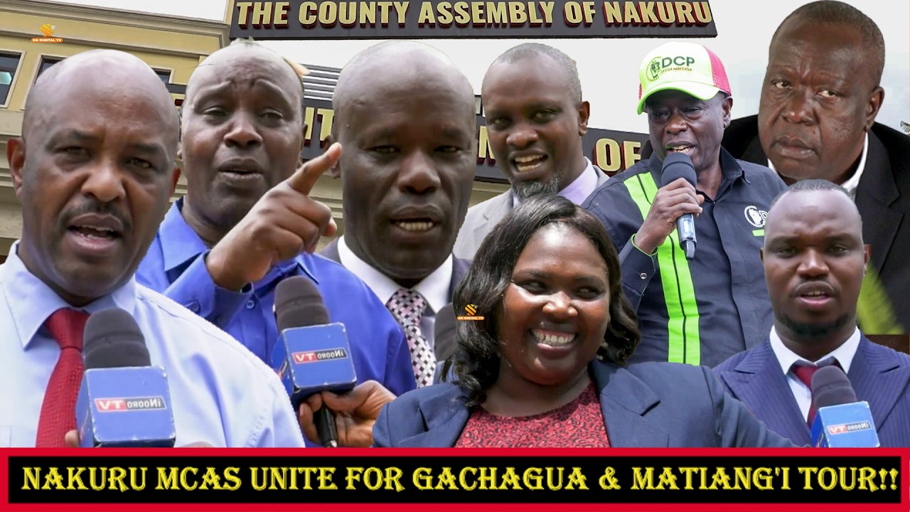 WANTAM!-Nakuru MCAs led by Wamariamu plan grand reception for Gachagua & Fred Matiang'i DCP tour