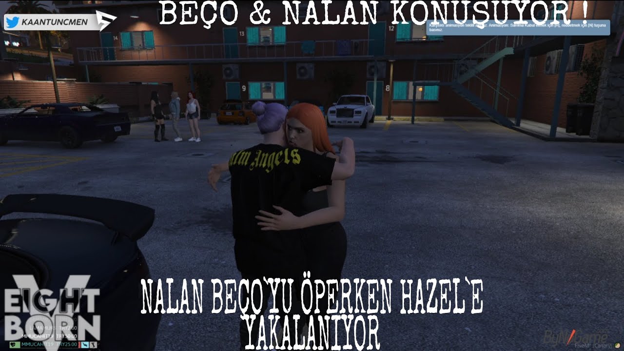 EightbornV | BEÇO & NALAN GÖRÜŞÜYOR ! || NALAN BEÇO`YU ÖPERKEN HAZEL`E YAKALANIYOR !