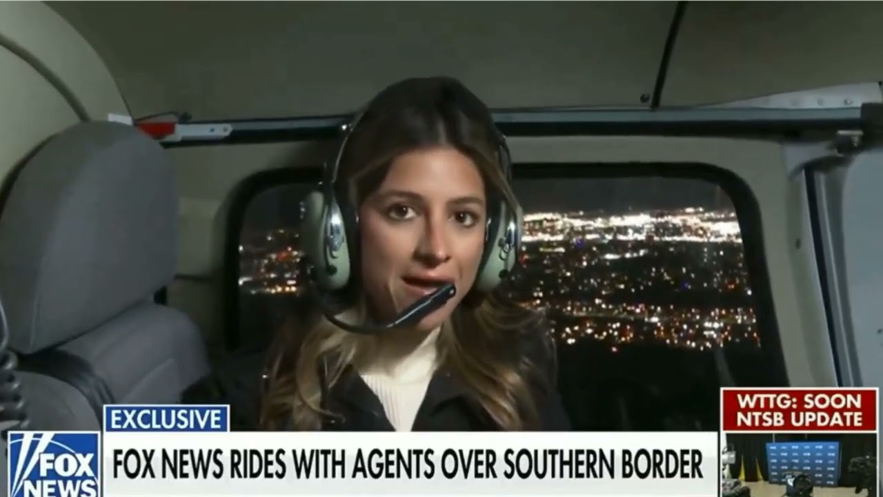 Brooke Taylor Fox News, takes an exclusive helicopter ride over the El Paso sector, during the late