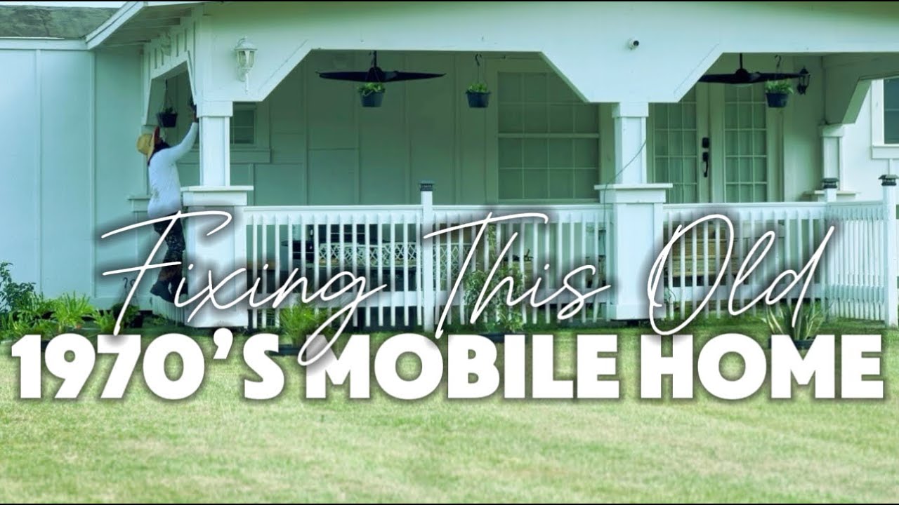 FIXING THE EXTERIOR OF OUR 1970's MOBILE HOME