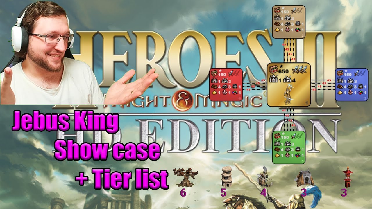 Jebus King 2.65 (JK) SHOWCASE - History of the template + Hero list + TIER list. 8 heroes template