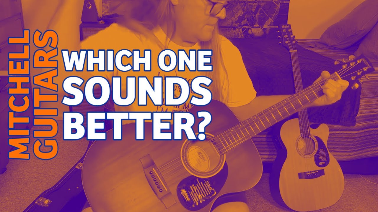 Which one sounds better? Mitchell T333E-BST or Mitchell T313CE - Acoustic Guitar Demo No Talking