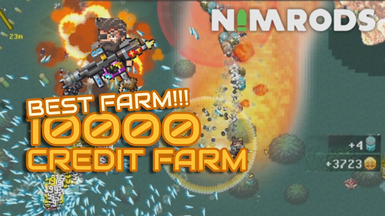 10000 CREDIT FARM PER RUN!! | NIMRODS: GunCraft Survivor