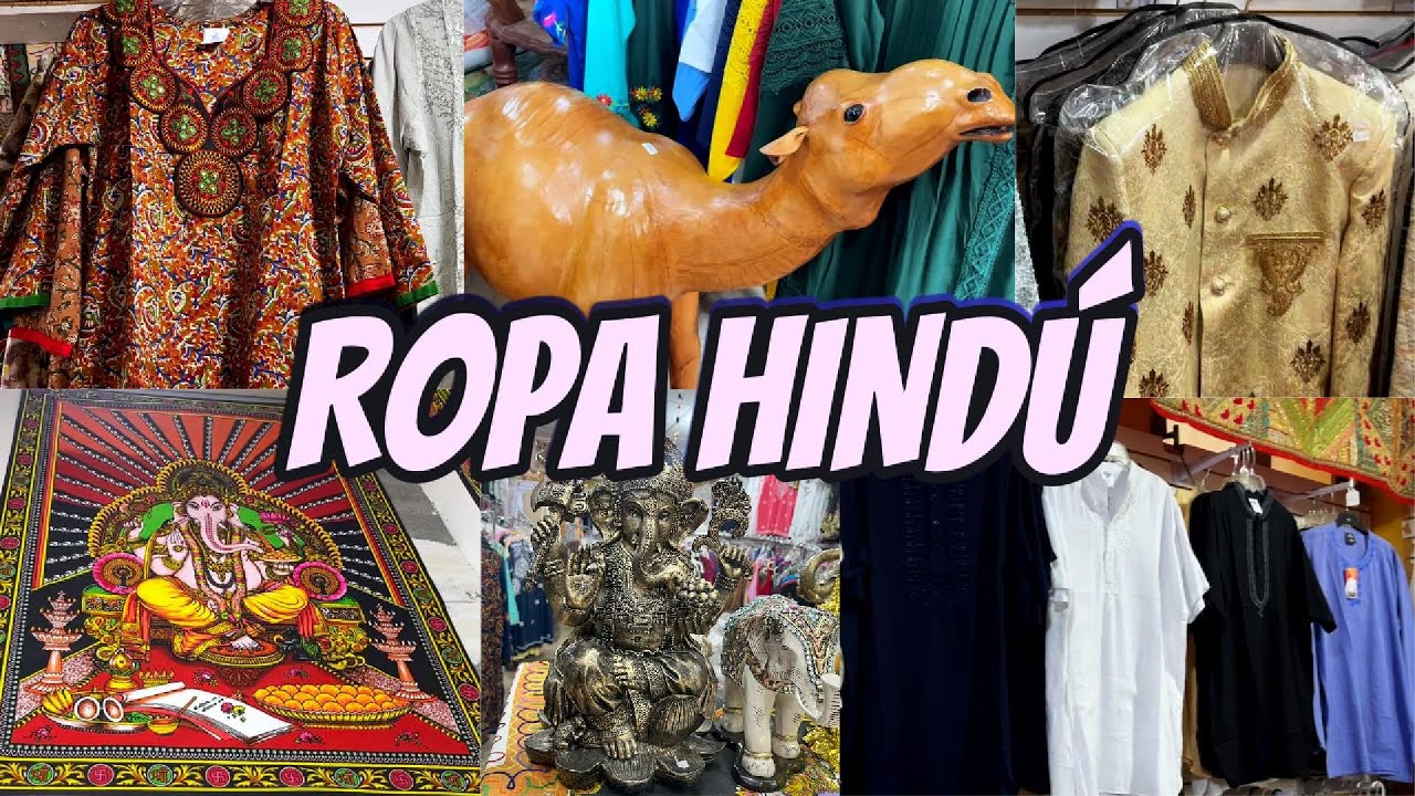 ROPA HINDÚ para HOMBRE y MUJER 🪷 | Instrumentos Místicos, Cuadros y Muebles en CDMX — Boutique