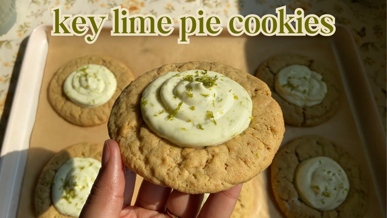 Softest Key Lime Pie Cookies ♡ Bake With Me