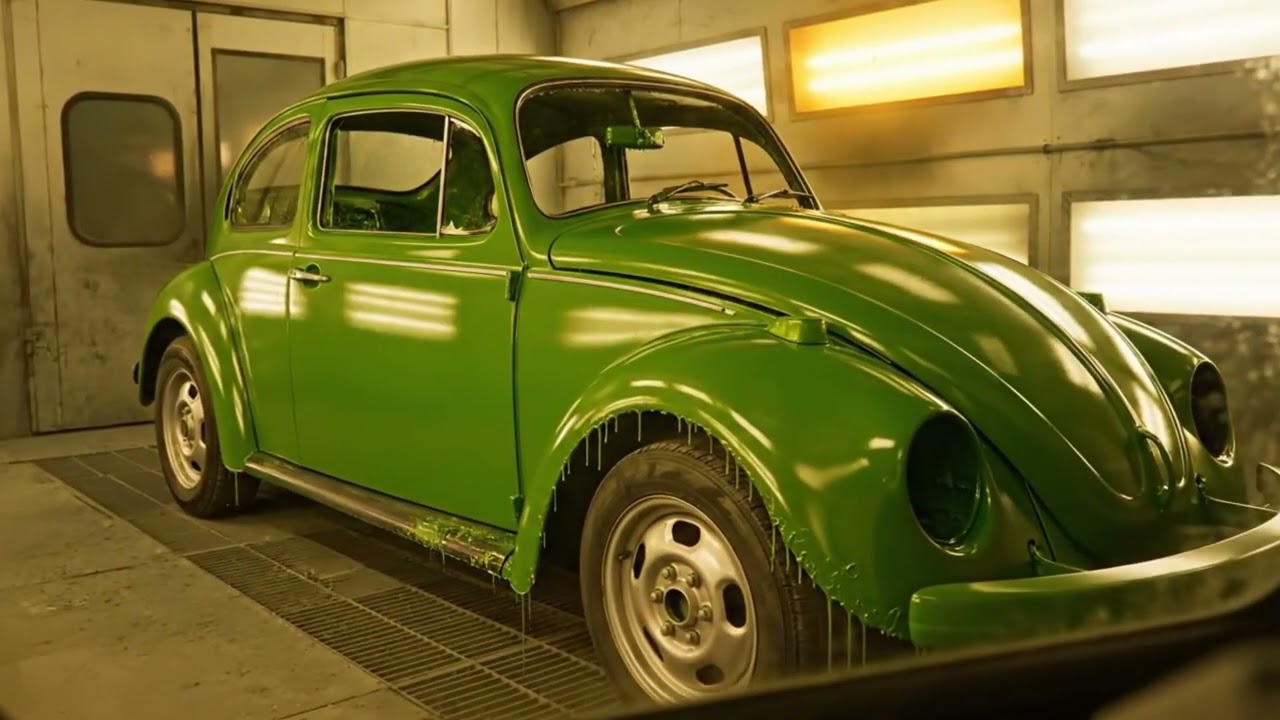 ASMR Car Restoration  Reviving a 1961 Rusted Volkswagen Beetle to Its Original Glory!