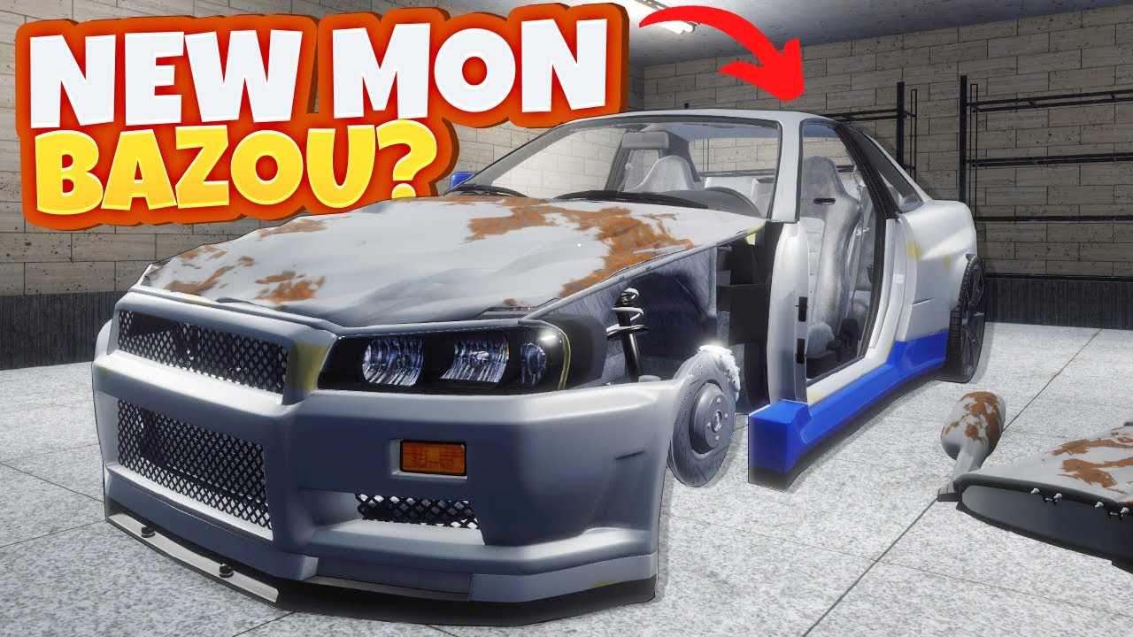 I Built a RUSTY R34 Skyline in This New Mon Bazou-Style Game