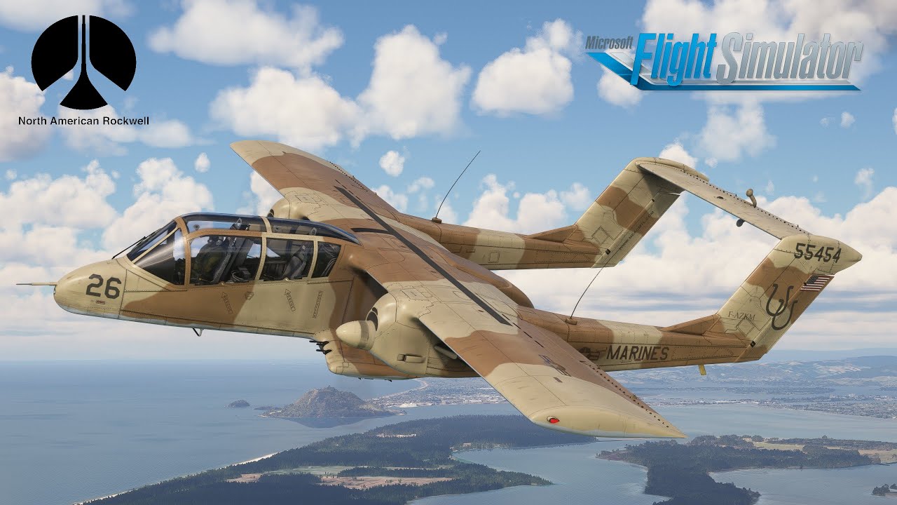 AzurPoly OV-10 Bronco - Aerobatic Display over Waihi Beach - Microsoft Flight Simulator