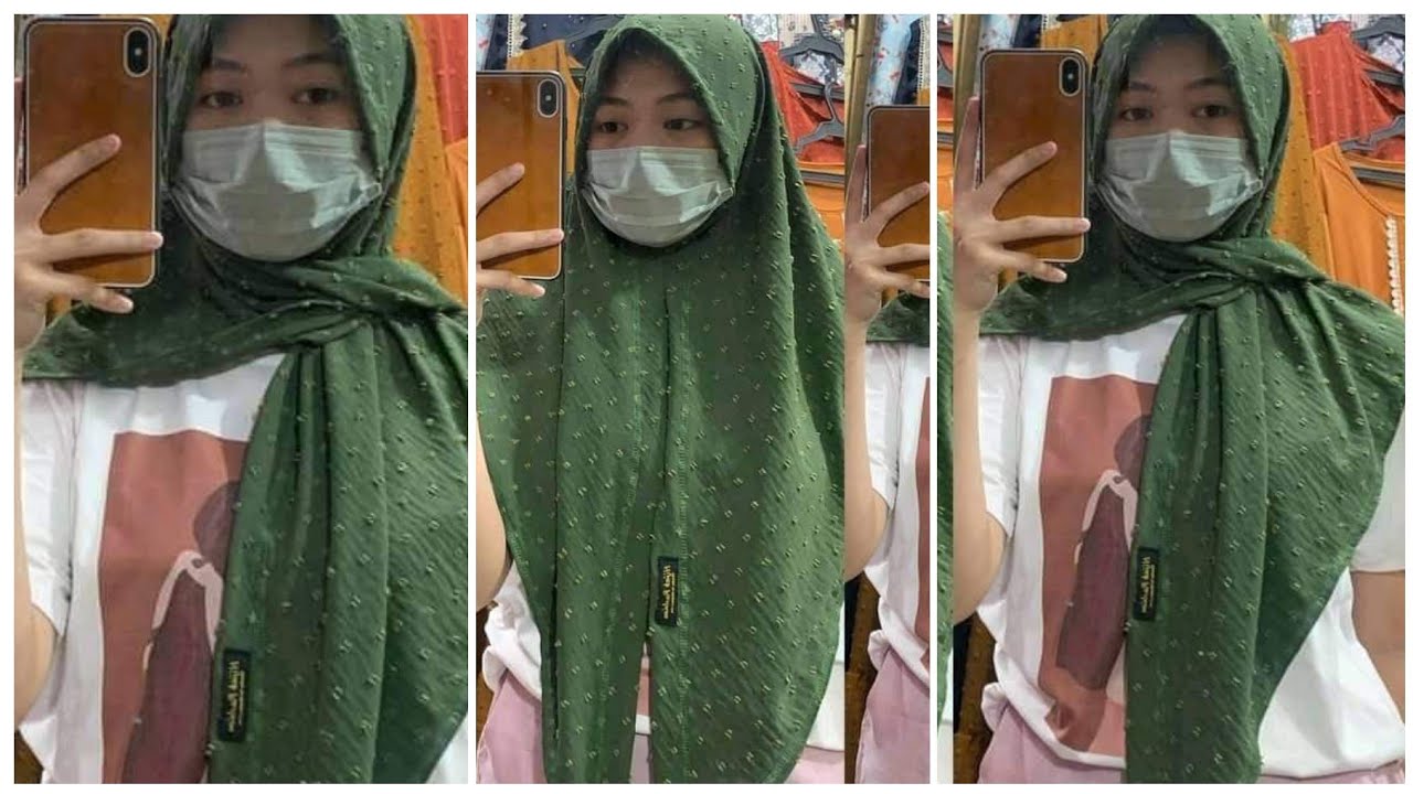 how to make hijab/ v shaped/ triangular hijab