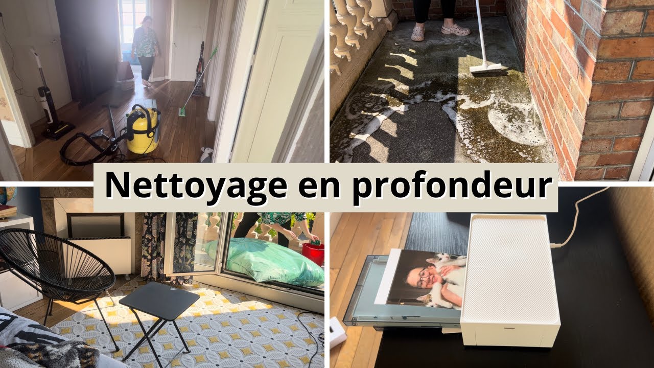 NETTOYER UN BALCON / MOTIVATION A FOND / MOTIVATION RANGEMENT MAISON / CLEAN WITH ME