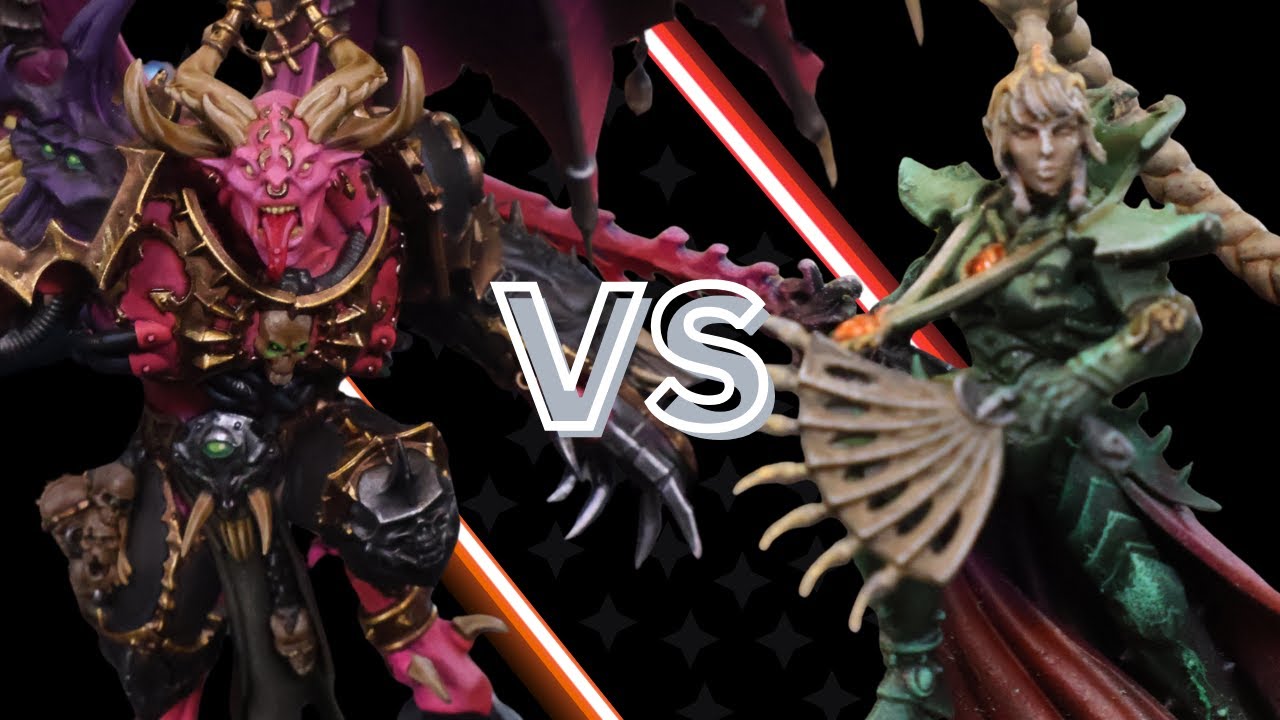 Emperor's Children VS Drukhari Warhammer 40K Competitive Battle Report