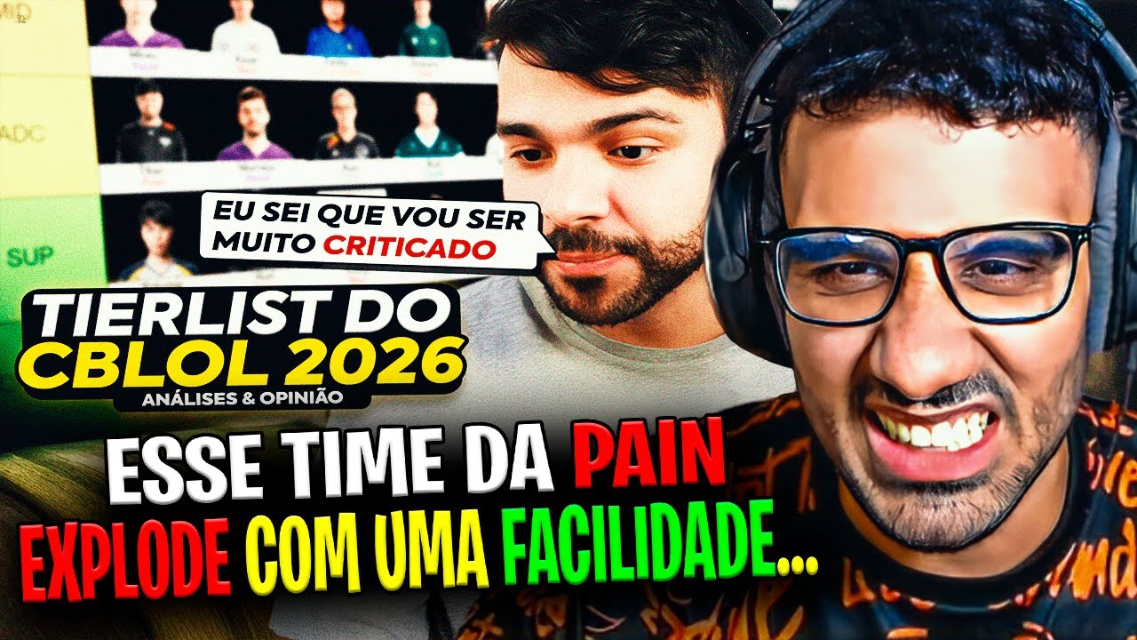 🚨 ABSOLUT REAGINDO A TIER LIST PRIME DO MINERVA PRO CBLOL 2026 - 1&ordm; SPLIT
