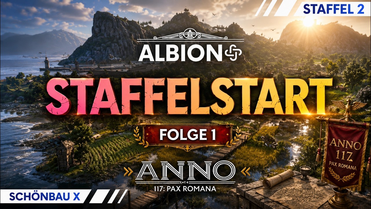 Staffelstart! So beginnt Staffel 2 | Anno 117 | SCHÖNBAU X |  #anno117 #annoschönbau #aufbauspiel