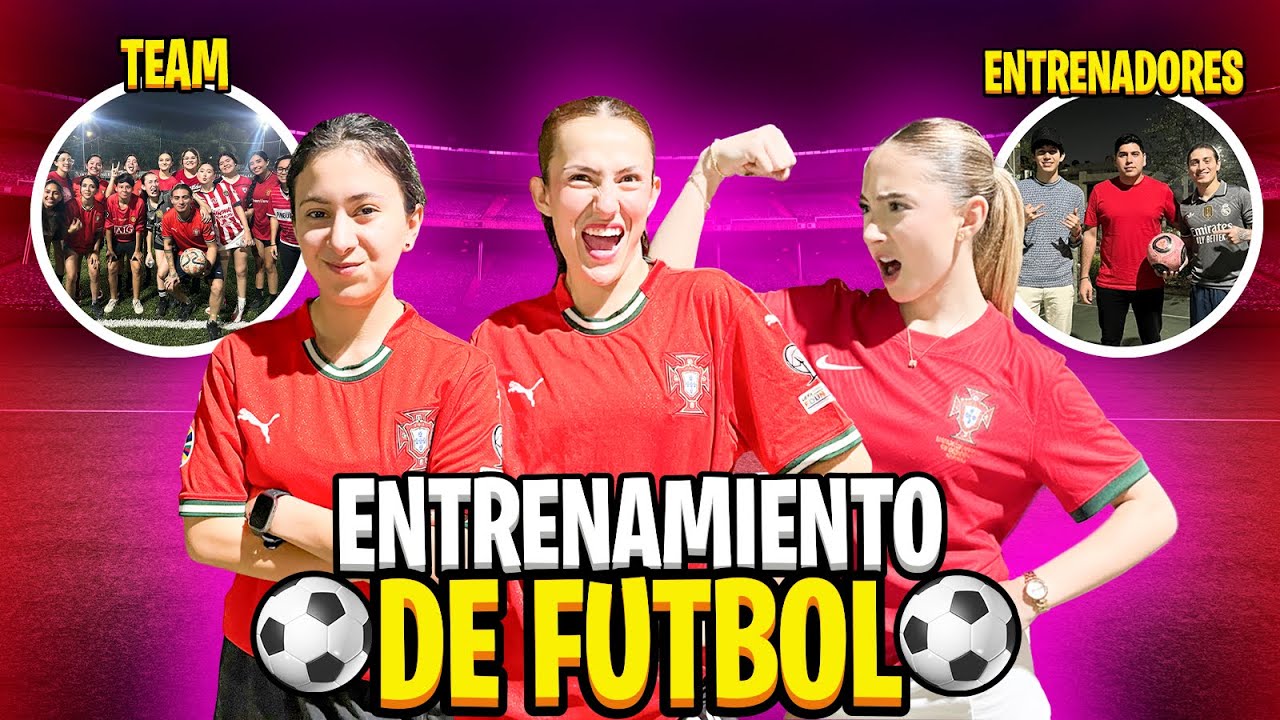 ENTRENAMIENTO DE FUTBOL⚽️😱😳 *jugamos futbol juntas* Hermanas JM | Yulis 