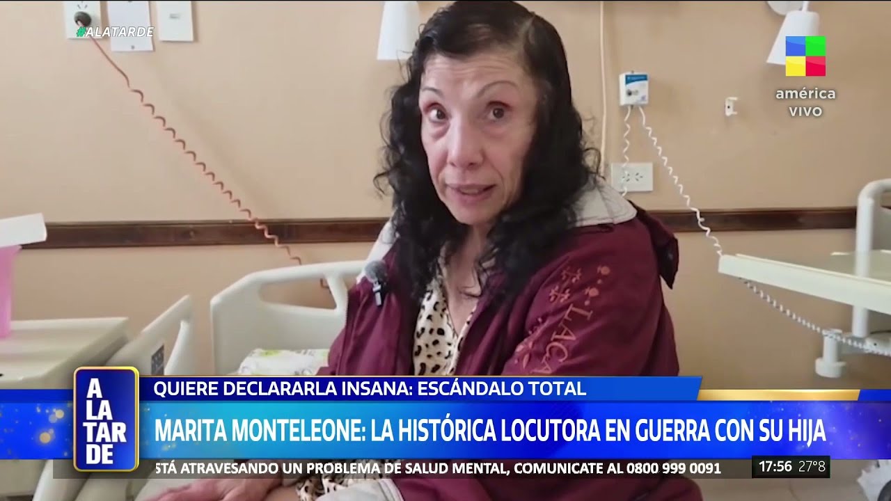 💥 LA HISTÓRICA LOCUTORA MARITA MONTELEONE EN GUERRA CON SU HIJA: QUIERE DECLARARLA INSANA