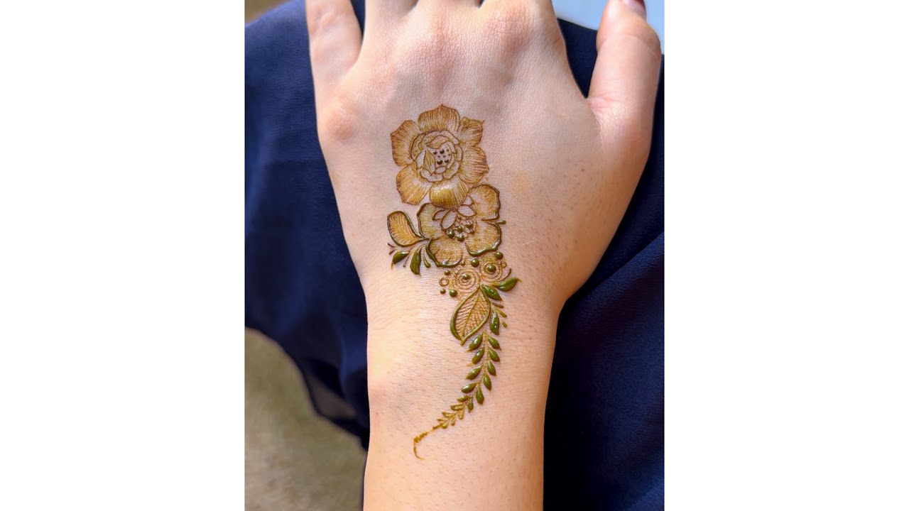 Arabic Style Eid Mehndi Design | Eid Henna Design | Meher&rsquo;s Henna