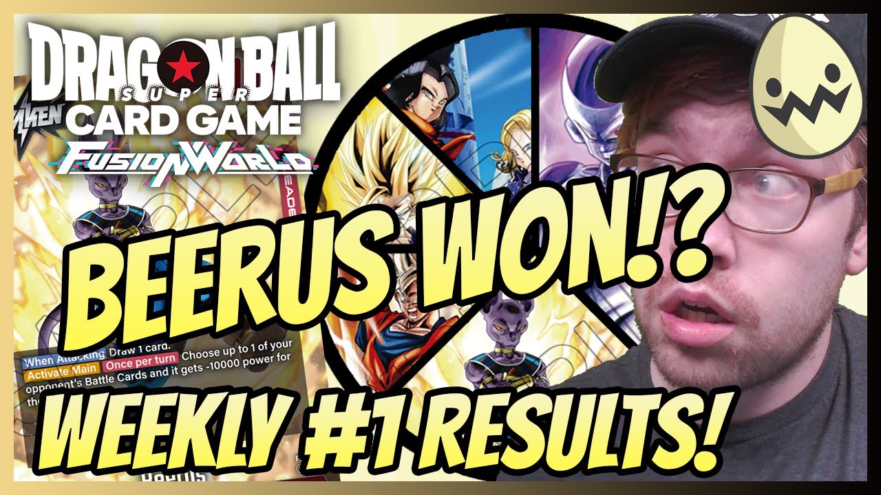 Dragon Ball Super Fusion World: Beerus Won!? Fusion World Weekly #1 Topping Deck Lists!