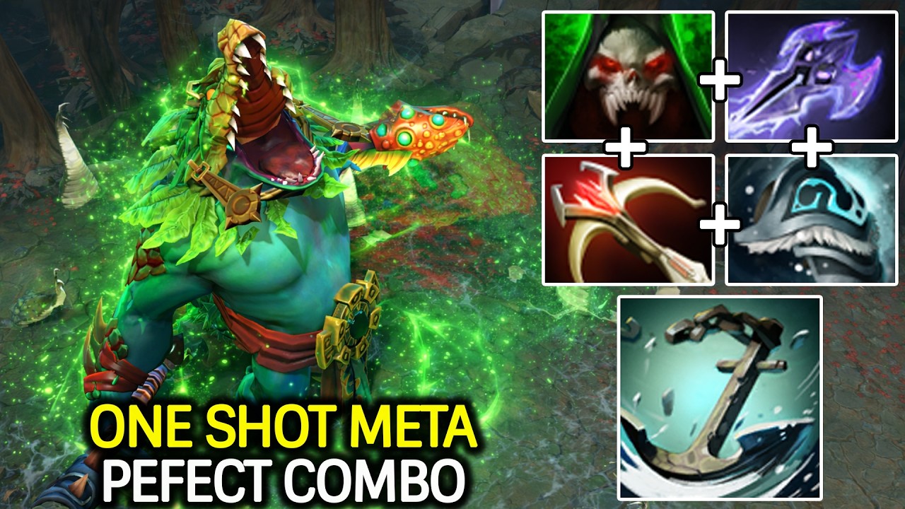 Tidehunter Pefect Combo – Annoying Build One Shot Meta Dota 2