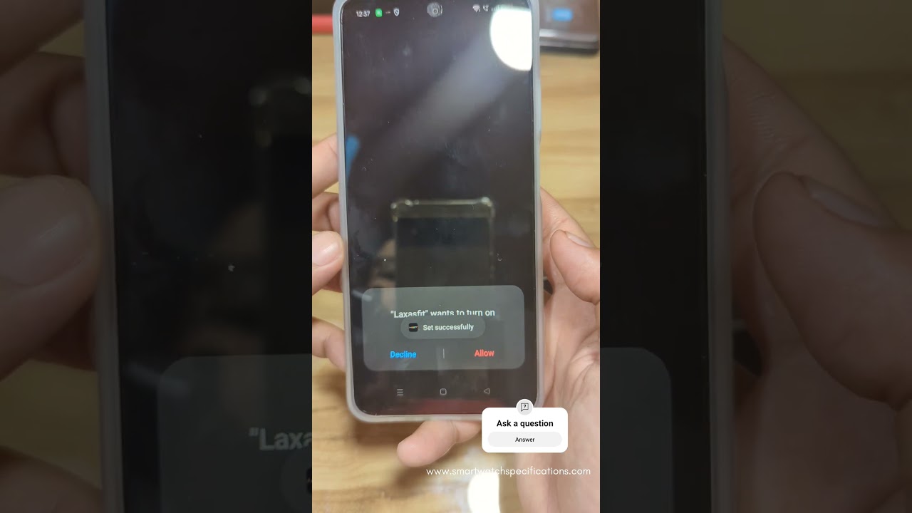 Laxasfit App How to Connect to Phone -  2 minute Quick Setup Guide #laxasfit