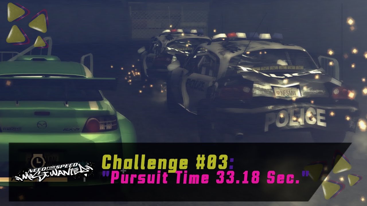 Pursuit Time: 33.18 Seconds | NFS Most Wanted Remastered Mod V2 - Challange Series - No. #04