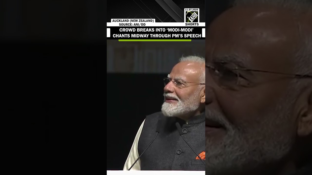 &lsquo;Modi-Modi&rsquo; chants echo through Auckland during PM Modi&rsquo;s speech