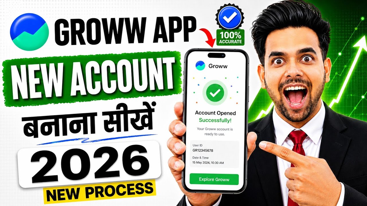 How to Create a Groww App Account | How To Open Groww Demat Account | Groww Account Opening