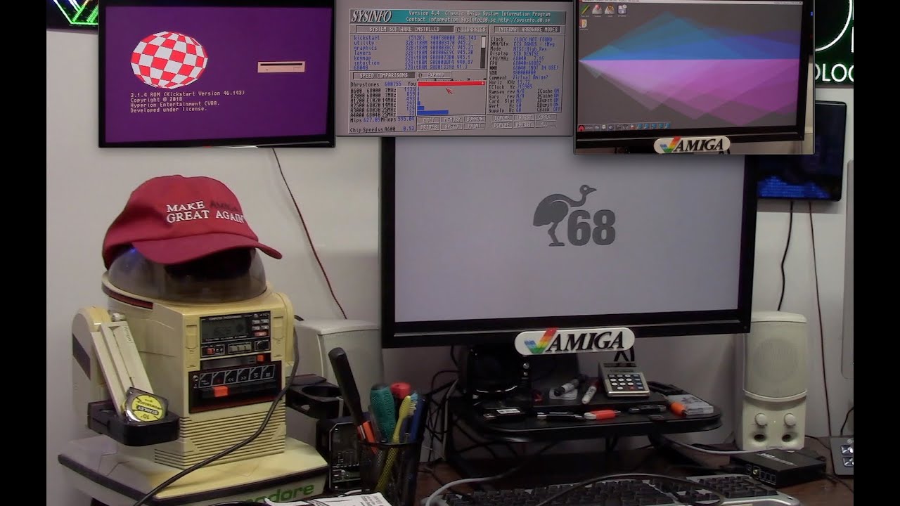 Amiga Pistorm EMU68 как добавить еще!