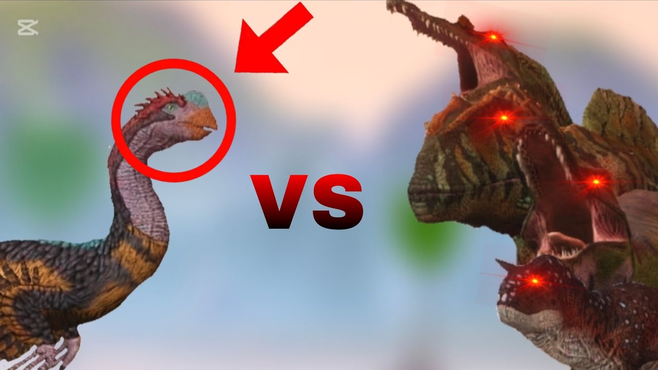 Gigantoraptor VS the cursed isle 