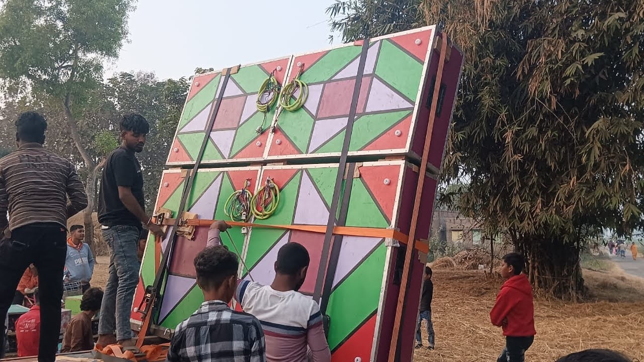 আজ বীরে পলতা🙂সরবাণী মাইক🙂ক্ষেপি মা সাউন্ড🙂দুটো সেট বাধা হচ্ছে 🙂দেখো বন্ধুরা