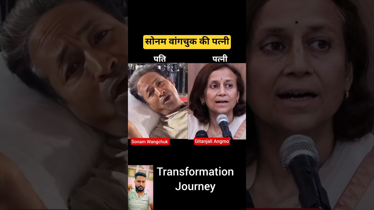 Sonam Wangchuk Vs Gitanjali Angmo 💯✅ age transformation journey// #sonamwangchuk #gitanjaliangmo