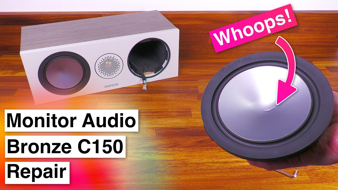 Fixing the result of my own ineptitude!  Monitor Audio Bronze C150 Driver Replacement