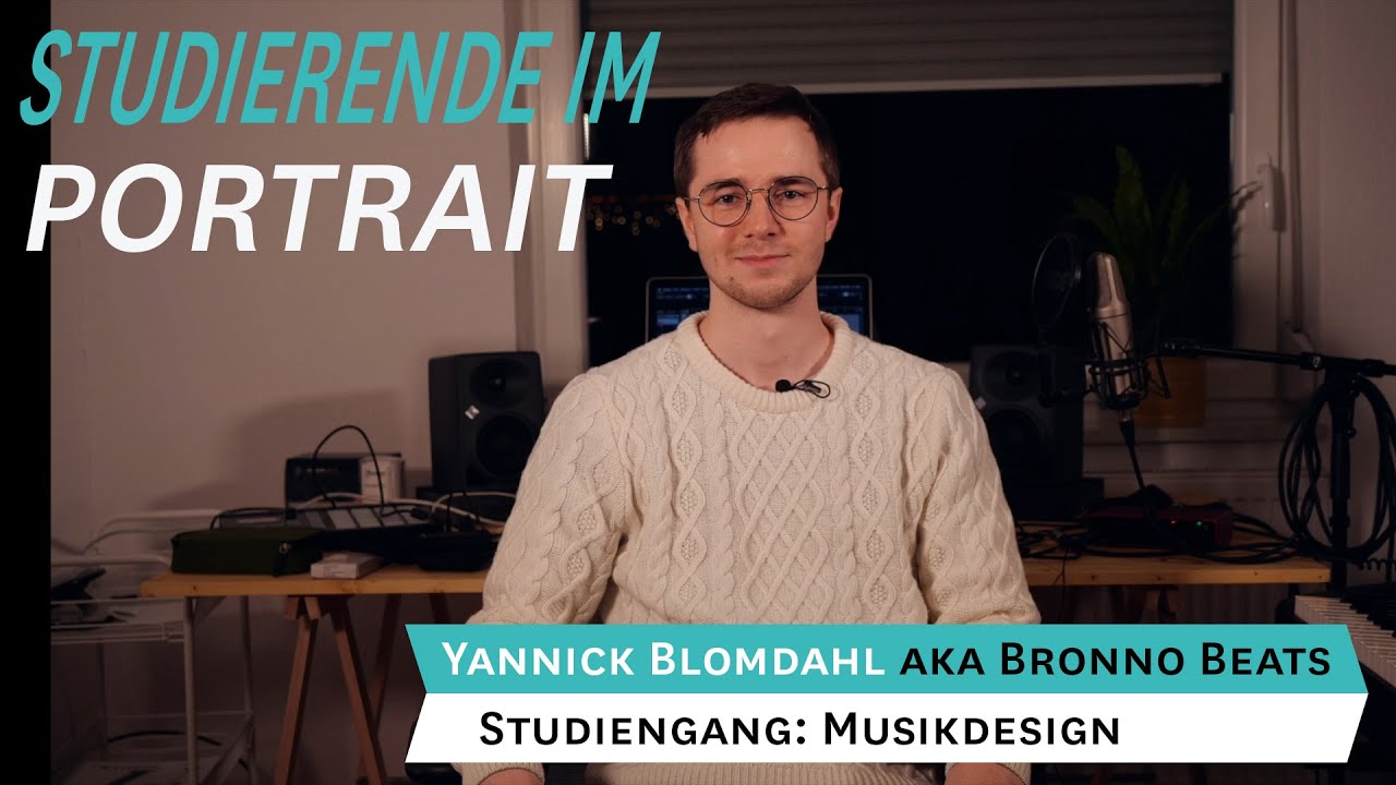Studierendenportrait: Musikdesigner Yannick Blomdahl