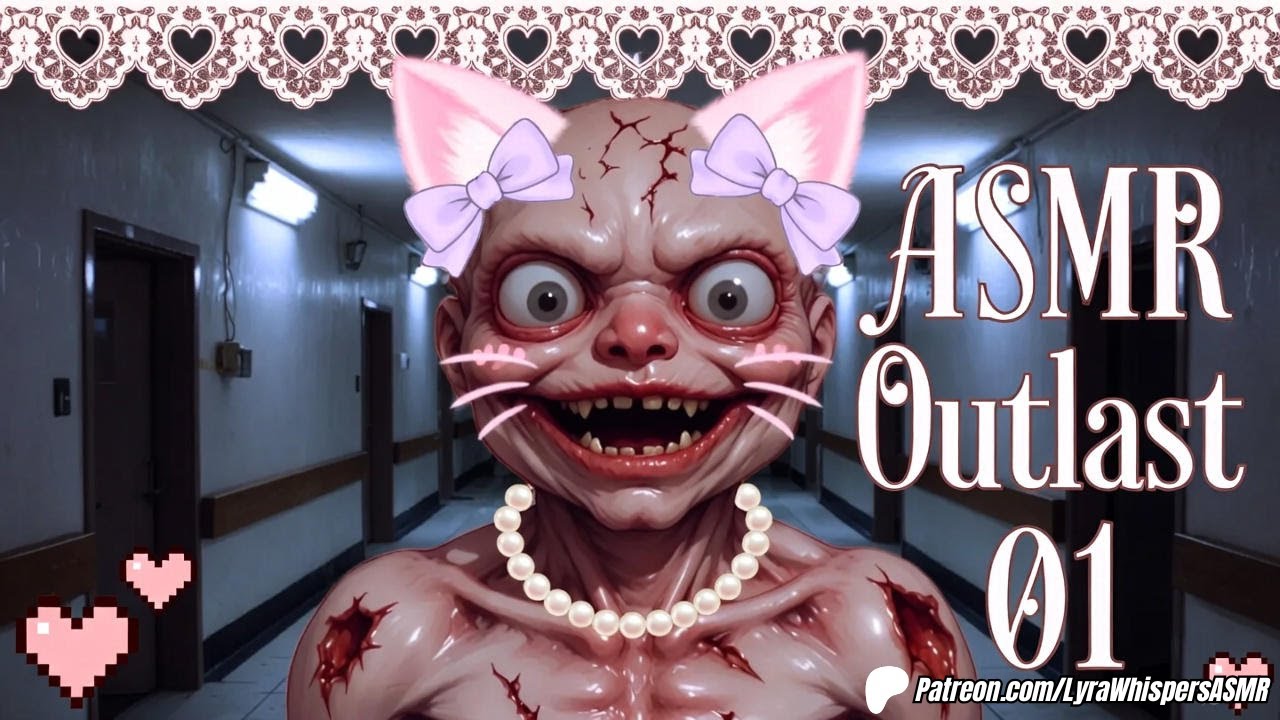 ASMR | Outlast | male whispering + me being scared 🌸[01]